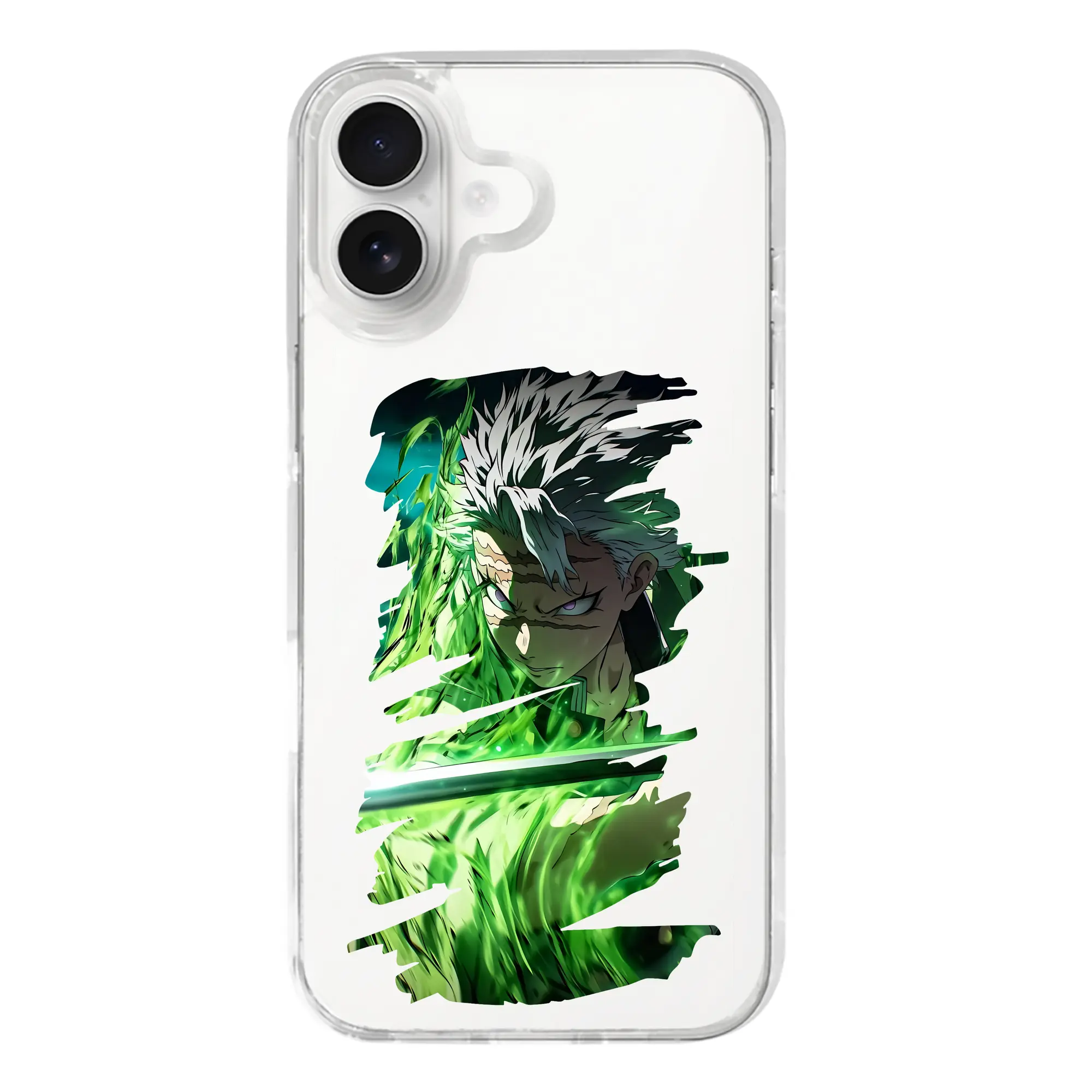 鬼滅の刃 グッズ,不死川 実弥 - iPhone 17シリーズ 透明スマホケース – 薄型・耐衝撃・精密フィット保護カバー